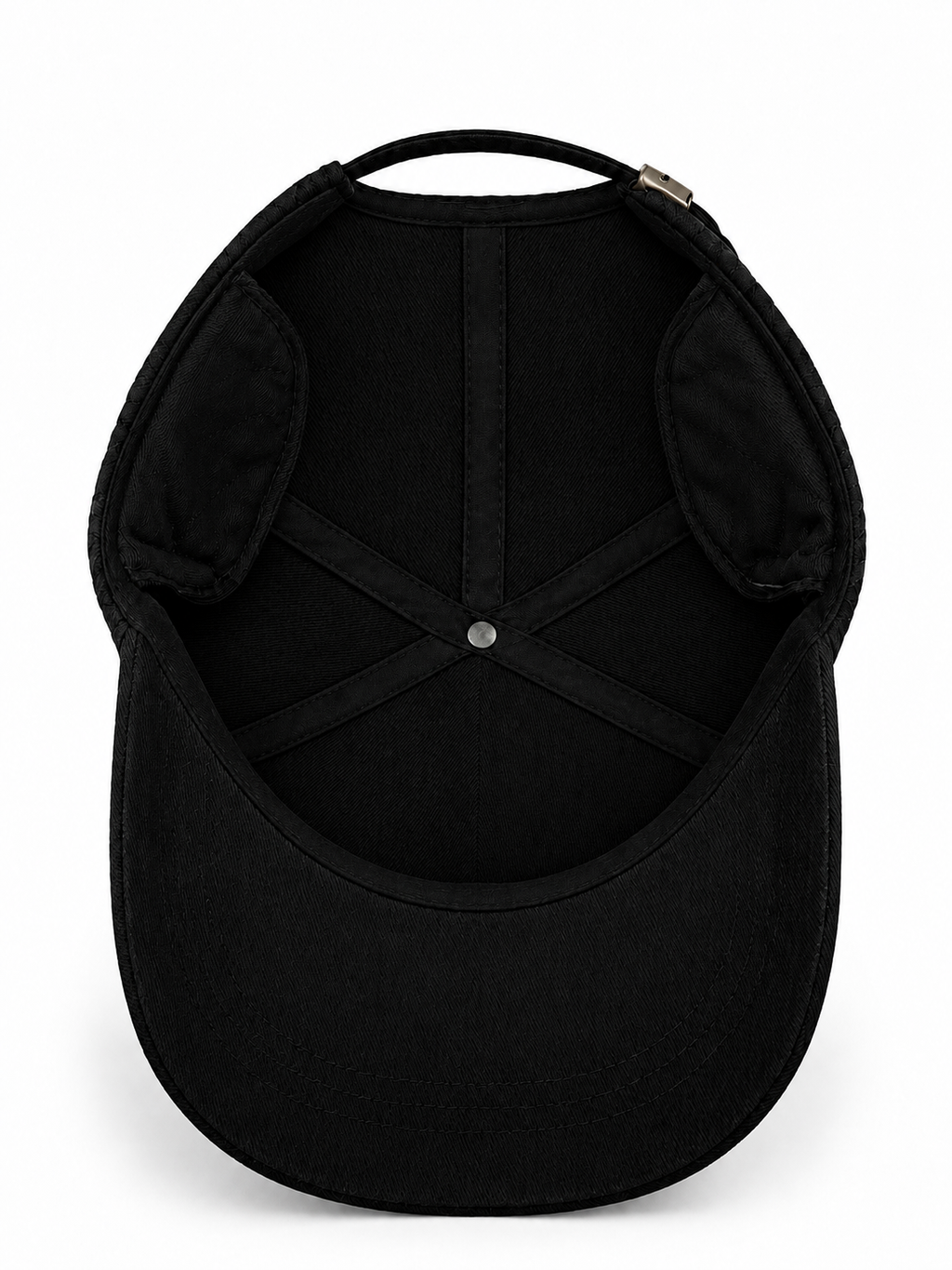 Men’s Black Winter Trapper Hat with Ear Flaps – Warm Quilted Outdoor Cap for Cold Weather — product image