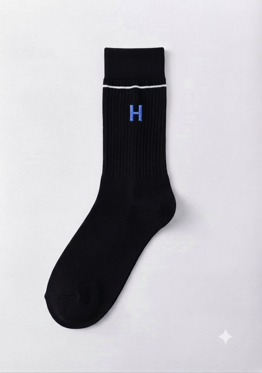 Pack of 5 Premium Ribbed Crew Socks – Men’s Casual Cotton Socks 🧦 — product image