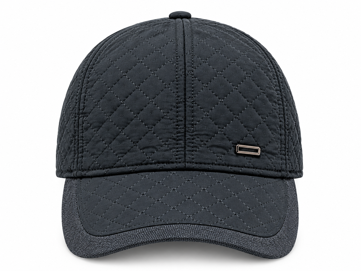 Premium Quilted Black Cap – Modern Luxury Style 🖤🧢 — product image