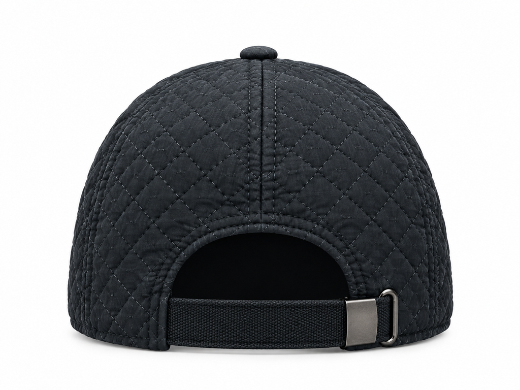 Premium Quilted Black Cap – Modern Luxury Style 🖤🧢 — product image