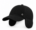 Premium Black Quilted Classic Cap — product image