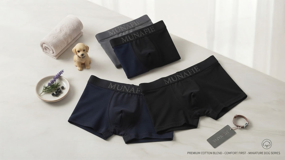 Premium Cotton Blend Men’s Boxer Briefs – Comfort Fit Underwear — product image