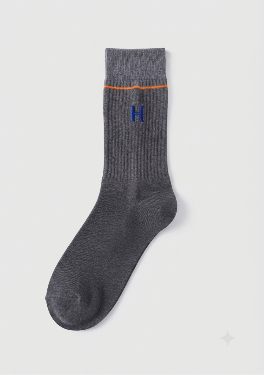 Pack of 5 Premium Ribbed Crew Socks – Men’s Casual Cotton Socks 🧦 — product image