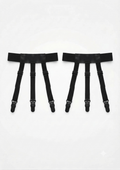 Men’s Adjustable Leg Strap Garter Belt – Premium Black Thigh & Shirt Stay Straps — product image
