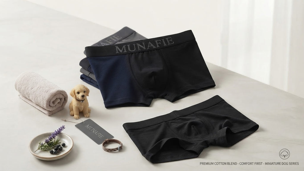 Premium Cotton Blend Men’s Boxer Briefs – Comfort Fit Underwear — product image