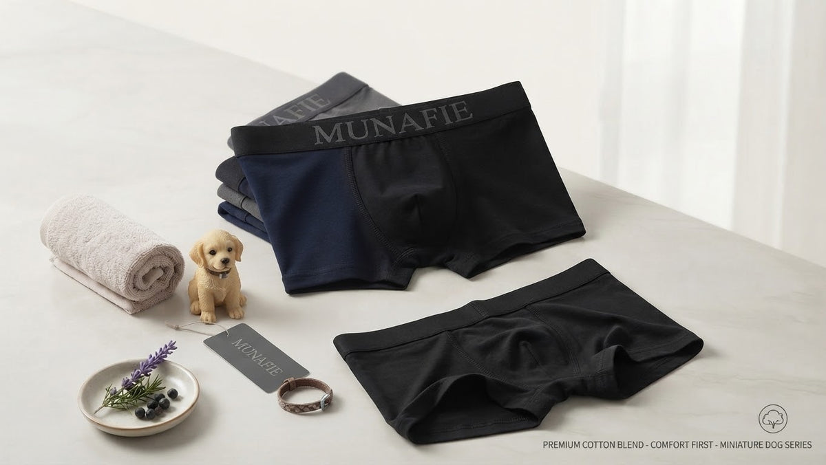 Premium Cotton Blend Men’s Boxer Briefs – Comfort Fit Underwear — product image