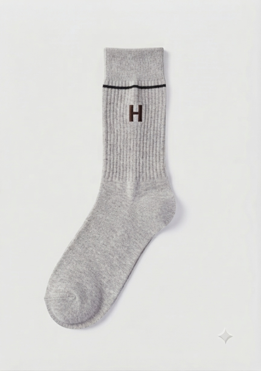 Pack of 5 Premium Ribbed Crew Socks – Men’s Casual Cotton Socks 🧦 — product image