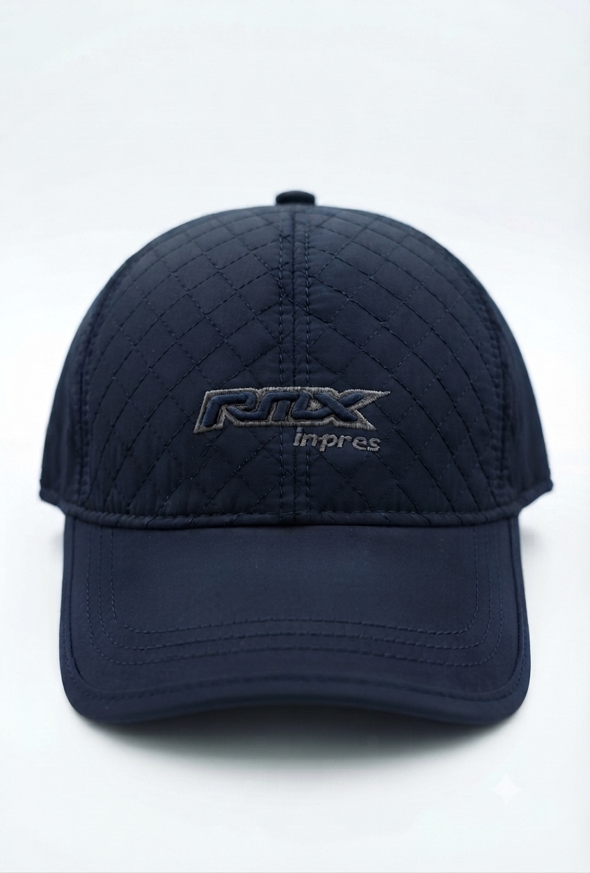 Premium Quilted Black Cap – Stylish & Elegant Look 🖤🧢 — product image