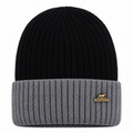 Men's Grey and Black Winter Beanie — product image