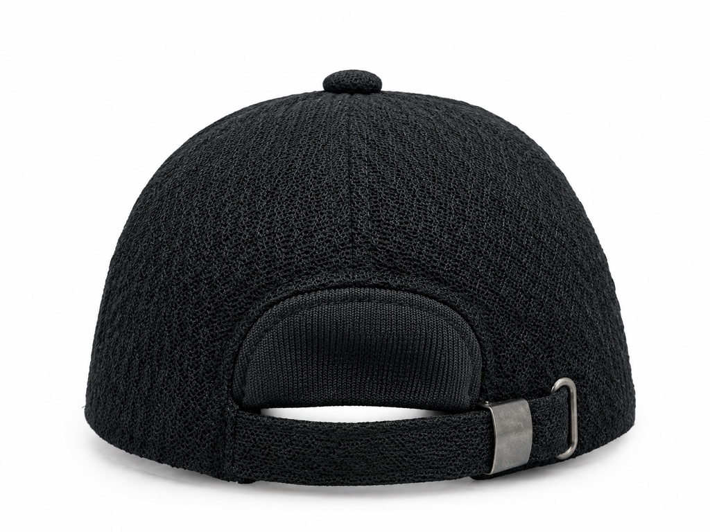 Men’s Black Winter Trapper Hat with Ear Flaps – Warm Quilted Outdoor Cap for Cold Weather — product image