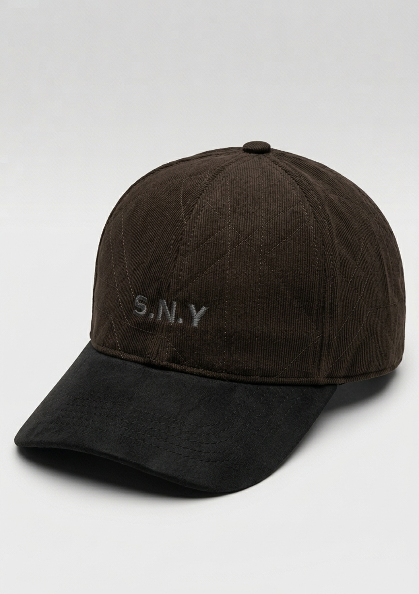 S.N.Y brown and black P-Cap front angle