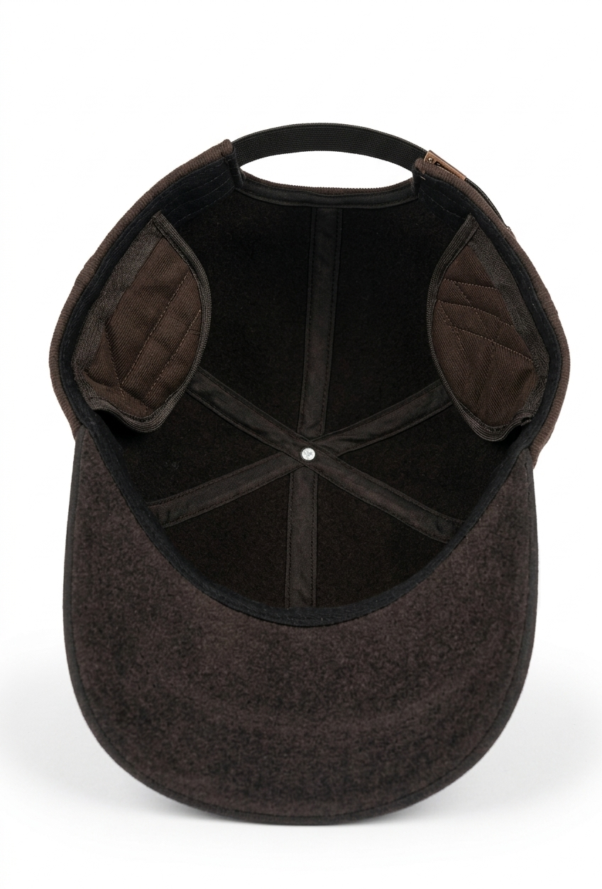 S.N.Y brown and black P-Cap inside view