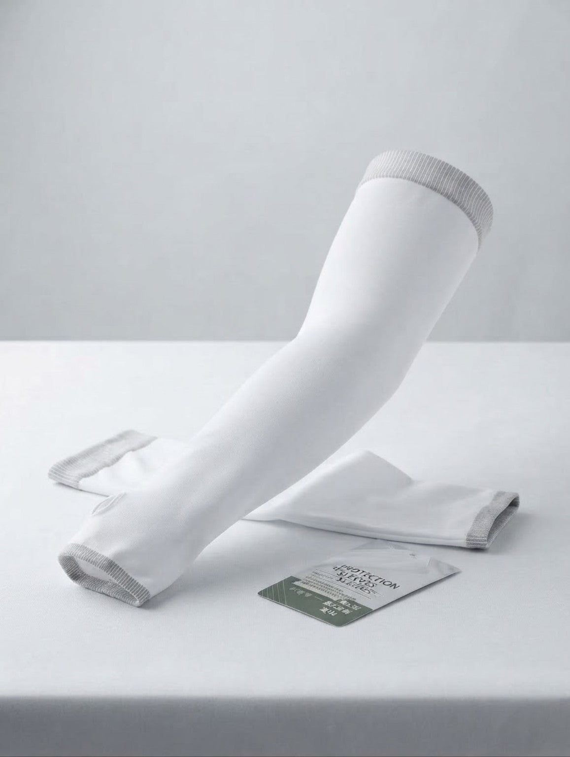 White men's arm sleeves product view